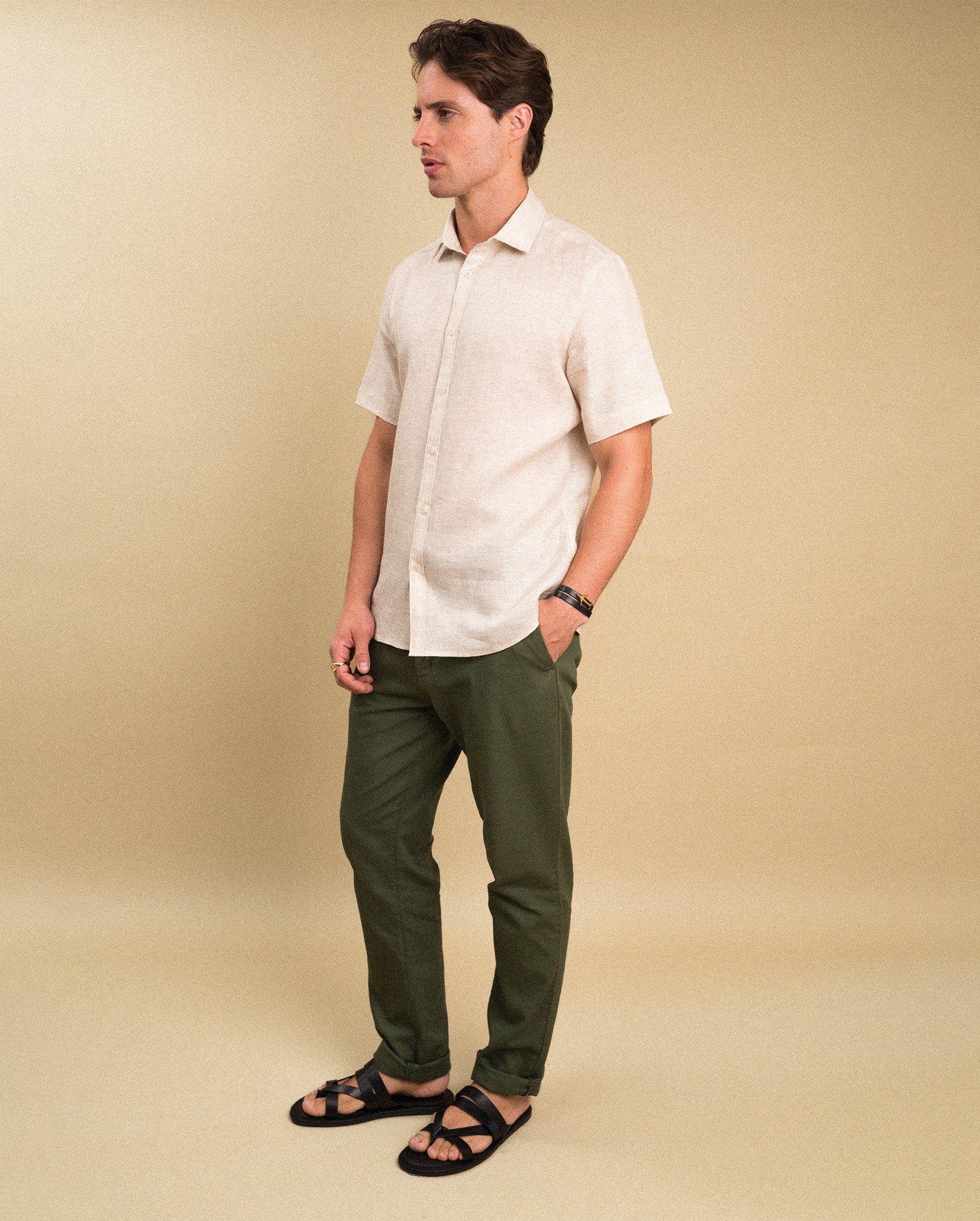 Short sleeve Akumal - Beige