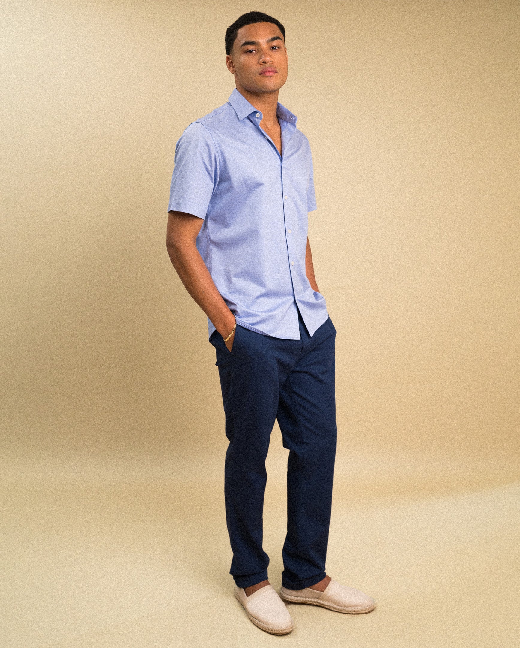 Short sleeve Montebello - Celeste